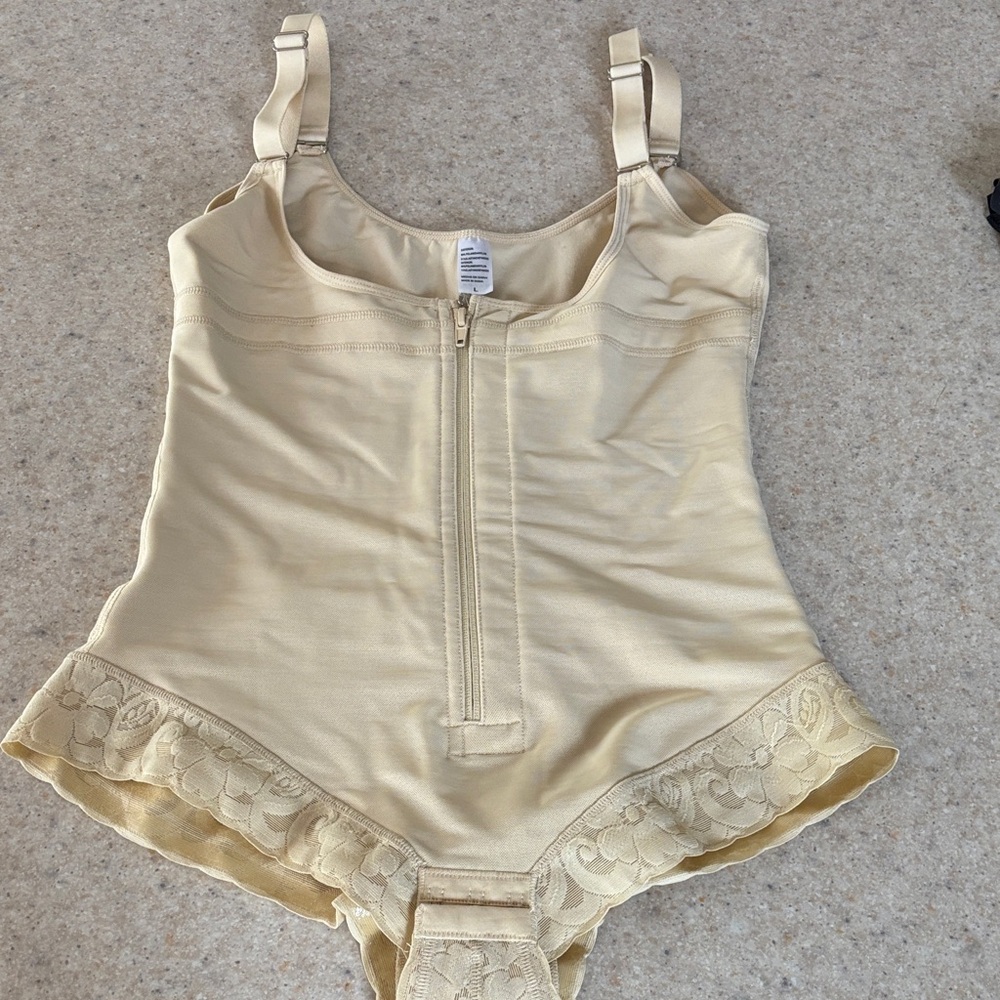 Beige Shapewear/compression suit
